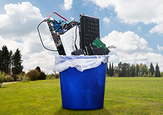 Recycling outdated electronics securely