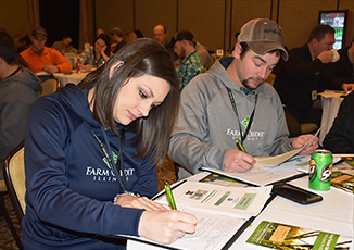 Young farmers participating in Farm Credit College