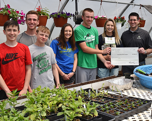 Carrolton FFA Chapter Farm Credit Illinois Grant